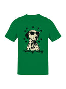 Officially Licensed St. Patrick's Day Lucky Dalmatian Cool Vibes Men's T-shirt