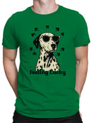 Officially Licensed St. Patrick's Day Lucky Dalmatian Cool Vibes Men's T-shirt