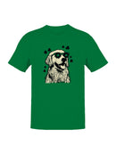 Officially Licensed St. Patrick's Day Cool Golden Retriever Shades Men's T-shirt