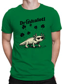 Officially Licensed St. Patrick's Day Axolotl "Drinkalotl" Design Men's T-shirt