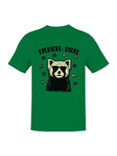 Officially Licensed St. Patrick's Day Irish-Ish Cool Dog with Shamrocks Men's T-shirt