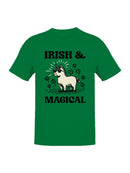 Officially Licensed St. Patrick's Day Irish & Magical Unicorn Design Men's T-shirt