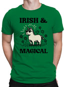 Officially Licensed St. Patrick's Day Irish & Magical Unicorn Design Men's T-shirt