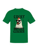Officially Licensed St. Patrick's Day Lucky Mother Clucker Design Men's T-shirt