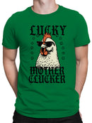 Officially Licensed St. Patrick's Day Lucky Mother Clucker Design Men's T-shirt