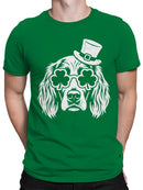 Officially Licensed St. Patrick's Day Lucky Dog St. Patrick’s Day Art Men's T-shirt