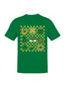 Officially Licensed St. Patrick's Day St. Patrick's Day Lucky Symbols Men's T-shirt