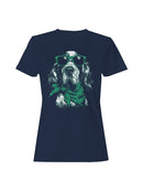 Officially Licensed St. Patrick's Day Cool Dog in Shades Art Women's T-shirt