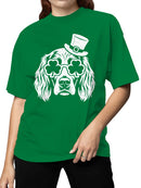 Officially Licensed St. Patrick's Day Lucky Dog St. Patrick’s Day Art Women's T-shirt