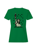 Officially Licensed St. Patrick's Day Statue of Liberty New York Irish Women's T-shirt