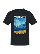 Yosemite California Starry Landscape Men's T-shirt