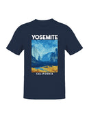 Yosemite California Starry Landscape Men's T-shirt