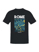 Rome Starry Night Colosseum Art Men's T-shirt