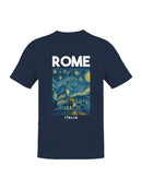 Rome Starry Night Colosseum Art Men's T-shirt