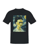 Starry Night Inspired Portrait Art Men's T-shirt