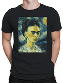 Starry Night Inspired Portrait Art Men's T-shirt
