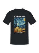 Starry Joshua Tree Night Art Men's T-shirt