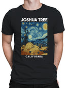 Starry Joshua Tree Night Art Men's T-shirt