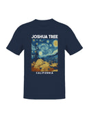 Starry Joshua Tree Night Art Men's T-shirt