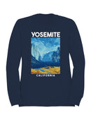 Yosemite California Starry Landscape Men's Sweatshirt