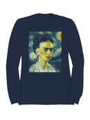 Starry Night Inspired Portrait Art Men's Sweatshirt