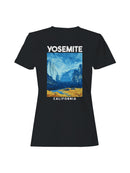 Yosemite California Starry Landscape Women's T-shirt