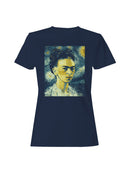 Starry Night Inspired Portrait Art Women's T-shirt