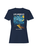Los Angeles Starry Night Skyline Women's T-shirt
