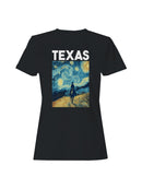 Texas Starry Night Cowboy Art Women's T-shirt