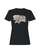 Faithful Soldier of Christ Design Women's T-shirt