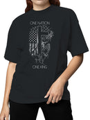 One Nation One King Tribute Art Women's T-shirt