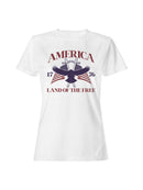 Patriotic Eagle Freedom Emblem Women's T-shirt