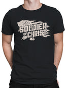 Faithful Soldier of Christ Design Men's T-shirt