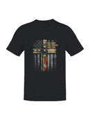 Faithful American Spirit Cross Men's T-shirt