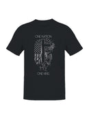 One Nation One King Tribute Art Men's T-shirt