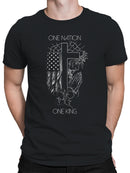 One Nation One King Tribute Art Men's T-shirt