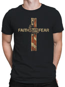 Faith Over Fear Cross Graphic Men's T-shirt