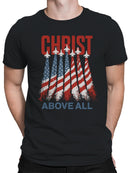 Christ Above All Patriotic Jets Men's T-shirt