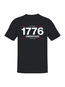 Patriotic 1776 Under God Design Men's T-shirt