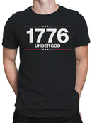 Patriotic 1776 Under God Design Men's T-shirt