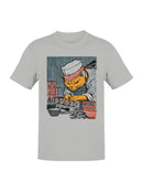 Sushi Chef Cat in Traditional Attire Men's T-shirt