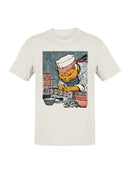 Sushi Chef Cat in Traditional Attire Men's T-shirt