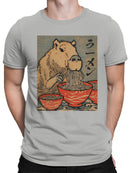 Capybara Ramen Delight Artwork Men's T-shirt