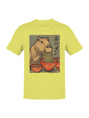 Capybara Ramen Delight Artwork Men's T-shirt