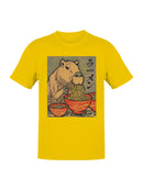 Capybara Ramen Delight Artwork Men's T-shirt