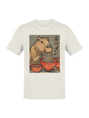 Capybara Ramen Delight Artwork Men's T-shirt