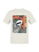 Sloth Ramen Art with Japanese Text Men's T-shirt