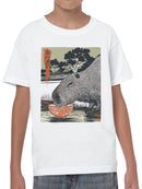 Capybara Ramen Art Print Youth's T-shirt