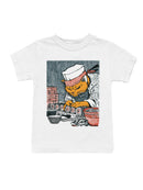 Sushi Chef Cat in Traditional Attire Youth's T-shirt