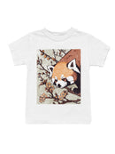 Red Panda and Blossoms Art Youth's T-shirt